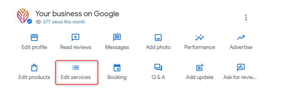 Add Services To Google Business Profile